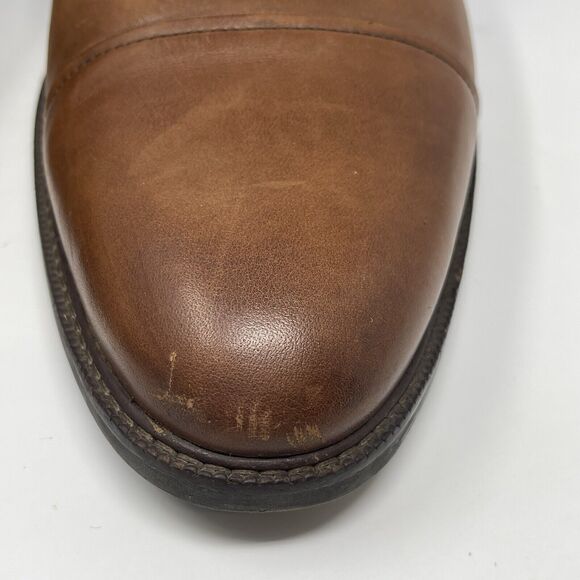 Cole Haan Buckland Shoes Mens 13 M Brown Leather Cap Toe Dress Casual Derby - Picture 7 of 16